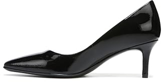 Naturalizer Women's Essential Ballet Flat Bluebell Leather 11 W Black Patent
