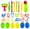 YSTrillion 26 Stück Knete Zubehör,Knete Dough Set für Kinder,Knetwerkzeug Teig Plastilin Werkzeuge für Zuhause und Schule