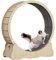katzenlaufrad Hölzernes Katzenübungs-Riesenrad, Haustierfreundliches Katzenlaufband, Indoor-Katzenlaufrad, Winziger Spalt und Leise Riemenscheiben,Woodcolor-S