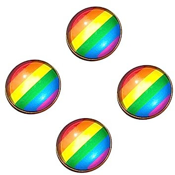 GALPADA 4 Stück Gay-pride-partyzubehör Lesbische Party Broschen Für Frauen Zubehör Für Regenbogenpartys Gay-pride-party-dekorationen Lesbische Brosche Lgbt-brosche Geschenk Angepasst G1
