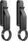 Bohrma 2Pcs Schwerlast Schlüsselhalter Gürtel Schlüsselringen Gürtelschlaufe Schlüsselanhänger Clip Edelstahl Männer Schlüsselanhänger Taktischer Schlüssel Clip mit 4Pcs für Polizei/Feuerwehr