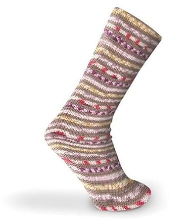 Katia Concept Kalevi Socks 4-Fach 201 - braun/rosa/Ocker