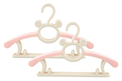 CHILDWEET 20stücke Kleiderbügel rutschfest Für Kinderkleidung Verstellbar Aus Kunststoff Zum Aufhängen Von Mänteln Röcken Und Kleidung Mit Bärendekor