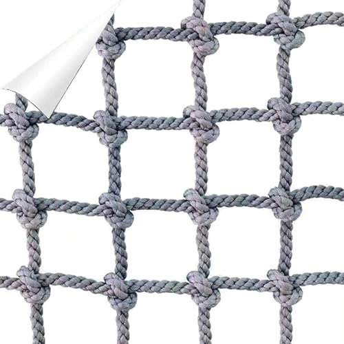 Kletternetz kinder outdoor Kinder Klettergerüst Netz Seilnetz Garten Spielplatz Sicherheitsnetz Treppe Balkon Schutznetz für Freiensport-Entwicklungstraining, Garten,Outdo ( Size : 3*6m(9.9*18.18ft) )