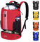 Wasserdicht Rucksack mit Kordelzug Sportrucksack mit Schuhfach Multifunktionaler Tagesrucksack mit Trocken-Nass Separat für Gym Yoga Schwimmen Strand Tanzen Basketball Volleyball Fußball Tasche