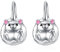 Igel Ohrringe 925 Sterling Silber Cute Igel Ohrringe Creolen Tier Ohrringe Teenager Mädchen Igel Leverback Hoop Ohrringe Igel Schmuck Geschenke für Damen Mädchen