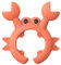 ycezw Support pour cuillère à crabe, porte-ustensiles en silicone en forme de crabe, support de louche pour le plan de travail, porte-spatule avec protection anti-débordement pour