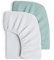 lulumoon 2er Set Kinder Spannbettlaken, Musselin-Baumwolle Spannbetttuch für Babybett und Kinderbett 60x120cm / 70x140cm Reisebett Spannlaken Beistellbett Leintücher