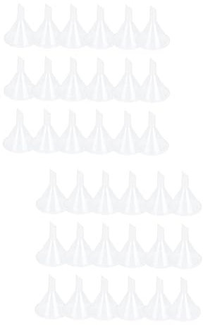 Cabilock 2 Juegos de Mini Embudos de Plástico para Rellenar Botellas de Viaje Dispensadores de Perfume Embudos Separadores 100 Unidades