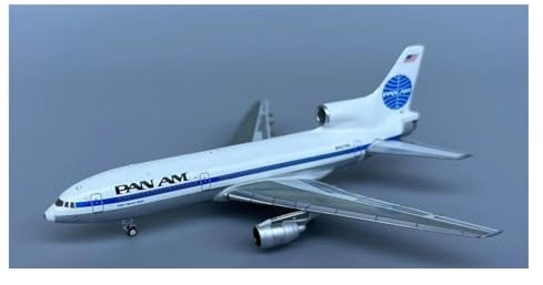 JIFEICHUAN Decorated airplane models 1/400 For NG 35020 American PAN AM L-1011 Aircraft Model Die-cast Alloy Aircraft Model