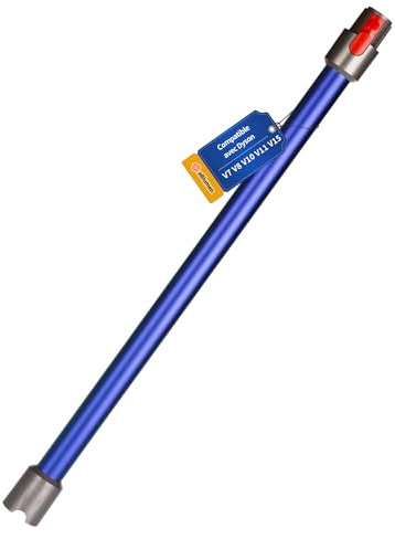 Tubo de Extensión Rígido para Dyson V7 V8 V10 V11 V15, Compatible con Aspiradoras Dyson - Liberación Rápida, Color Azul, 72 CM