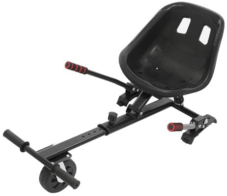 Hoverboard Sitz, Kart Erweiterung für 6.5-10 Zoll Hoverboards, verstellbarer Kartsitz, Sitzscooter für 2 Wheel Balancing, Scooter Verstellbarer Karting-Halterung geeignet für Erwachsene und Kinder