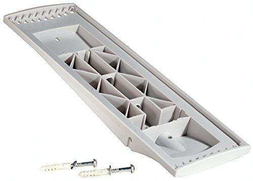 Durable Sherpa Wand-Tafelträger leer, 1 Stück, grau, 562110 | Wandhalter mit Zapfenmechanik für A4 Sichttafeln, robuste Ausführung, Maße 100 x 325 x 45 mm, für Büros