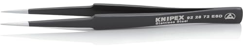 KNIPEX Universalpinzette ESD Mattiert Glatt 130 mm, 92 28 72 ESD
