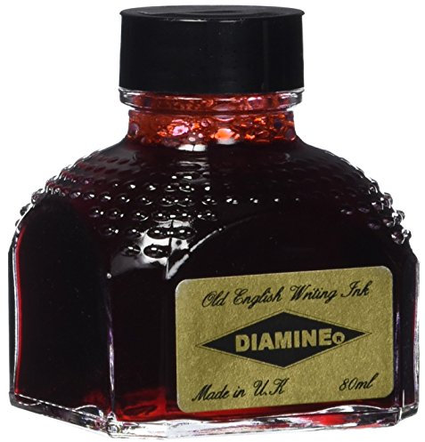 Diamine 80ml Pink fountain pen ink bottle