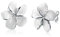 Elli Damen-Ohrstecker Frangipani Blüte 925 Sterling Silber 304821112
