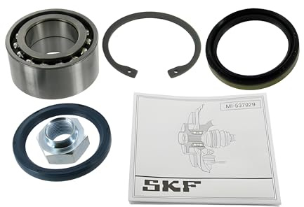 SKF Radlagersatz mit Wellendichtring VKBA 3718 Position Vorderachse Außendurchmesser 72 mm Höhe 111 mm Länge 111 mm Breite 84 mm - OE Qualität