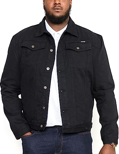 DUKE D565 Men's Long Sleeve Jeans Black black XX-Large