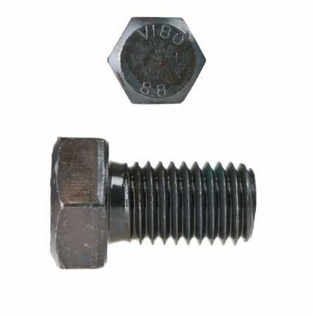 Reidl Sechskantschrauben mit Gewinde bis Kopf 16 x 16 mm ISO 4017 8.8 blank 50 Stück