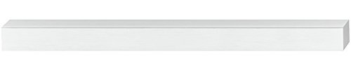 GedoTec Glastürgriff zum Kleben Möbelgriff silber eloxiert für Glastüren | Türgriff zum Aufkleben | Griff-Länge: 400 mm | Schrankgriff selbstklebend | 2 Stück - Klebegriffe für Schranktüren & Küche