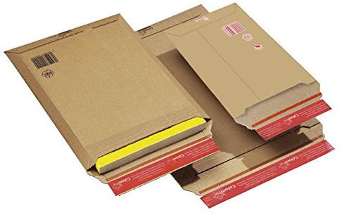 Versandtasche, Selbstklebung, ohne Fenster, B4, 303mm breit, 113g, braun