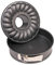 Dr. Oetker Molde Redondo para Roscos y Tartas, Molde Desmontable 24 cm con Doble Base, Acero con Revestimiento Especial Antiadherente, Color Negro, 1 Unidad
