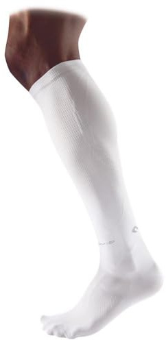 McDavid Rebound Compression Socks, White, Size 3