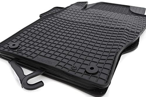 Gummimatten kompatibel mit Opel Adam Gummi Matten Allwetter Fußmatten 4-teilig schwarz Original Qualität