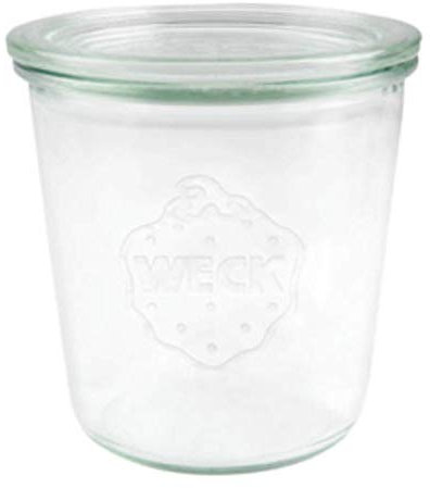 Six Weck bocaux en verre Modèle 742–580 ml – Idéal pour les conserves