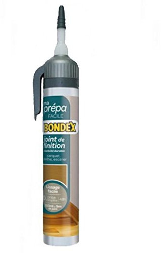 Bondex - Ma Prepa Facile - Joint de Finition - Chene Blanchi - 200 ml - Parquet - Plinthes - Escalier