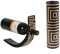 Mangoholz Flaschenhalter & Vase Quadrate Set ' Afrika ' Designvase, Deko, Dekoration, Dekovase, Holzvase, Holz schwarz braun