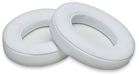 Ersatz Ohrpolster für Beats Studio 2 Wired/Studio 2 Wireless/Studio 3 Wired/Studio 3 Wireless Kopfhörer von MMOBIEL - Protein PU Kopfhörer Ohrpolster – Kopfhörer Ersatzpolster - Weiß