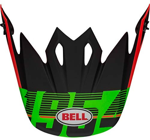BELL MX-9 Visier Offroad Motorradhelm Zubehör - Strike Matt Infrarot / Grün / Schwarz