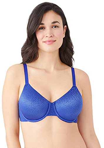 Wacoal Women's Back Appeal Underwire Bra, Clematis Blue, 40H US