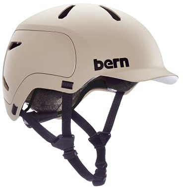 Bern WATTS 2.0 Fahrrad Helm, Sand matt, M