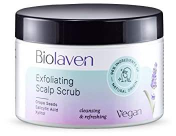 BIOLAVEN Exfoliating Scalp Scrub 150 ml - Kopfhaut Peeling für alle Hauttypen - Vegan Kopfhautpeeling