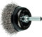 PFERD Topfbürste ungezopft TBU INOX | Ø 50 mm Schaft-Ø 6 mm Edelstahldraht-Ø 0,30 mm | 43740163 – für Bohrmaschinen