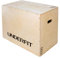 UNDERFIT Plyometrische Sprungbox Holzplattform für Crossfit - Plyo Box - Ihr praktisches Sportgerät für zu Hause - Den Schwierigkeitsgrad an Ihre Bedürfnisse und Möglichkeiten anpassen (75x60x50cm)