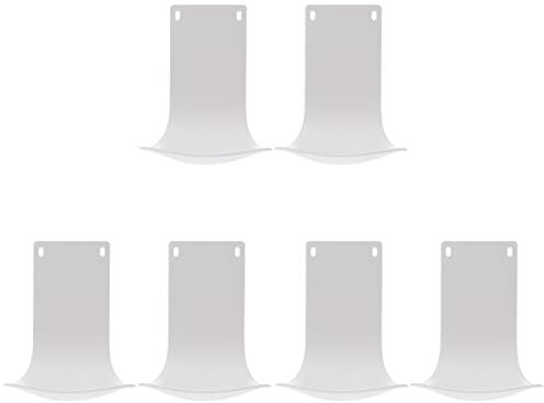 Cabilock 6 Pcs Plastic Water Tray Wall Foam Dispenser Tray Laundry Soap Dispenser Catch Tray Wall Mount Soap Dispenser Soap Catcher Tray Drip Tray Valid White Water Dispenser Soap Holder
