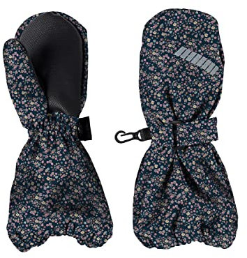 Name It Baby-Mädchen NMFALFA08 Mitten Liberty Flower FO Fäustlinge, Dark Sapphire, 4