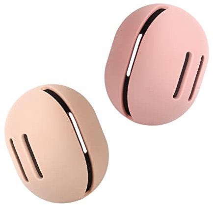FERYES 2 Pcs Porte-éponges de maquillage - étui de voyage en silicone incassable pour les éponges de maquillage