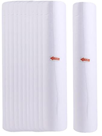 barenx 12 Rollen 50 Blatt / Rolle Vlies Kopfstütze Papier Rolle Spa Salon Massage Bett Tisch
