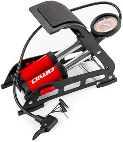 AMiO 02894 Fußpumpe mechanisch schwarz
