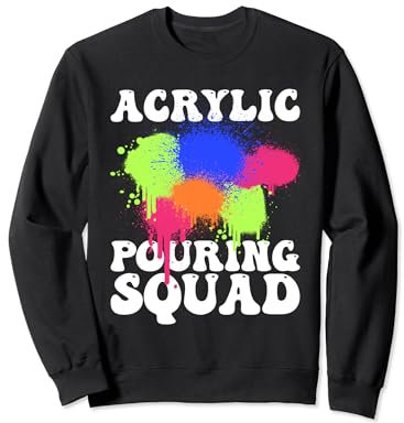 Peinture acrylique fluide pour peinture acrylique Sweatshirt
