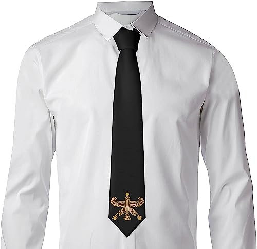 Slim Tie Persische Flagge Iranischer Löwe Sonne Und Krone Iran Persien Hochzeit Krawatten Elegant Herren Krawatte Slim-Fit Moderne Kravatte Für Party, Festival, Business