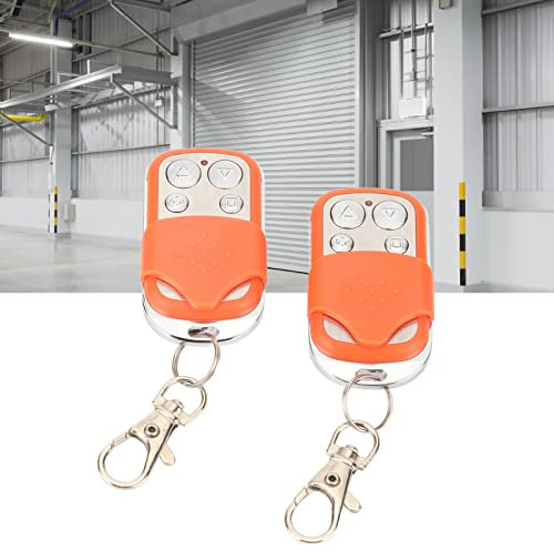 JOROBURO 2 Pièces Télécommande de Porte Automatique, Ouvre-Porte D'allée électrique Portable Sensible, Porte-clés à Distance de Contrôle de Porte pour Portes de Poulailler