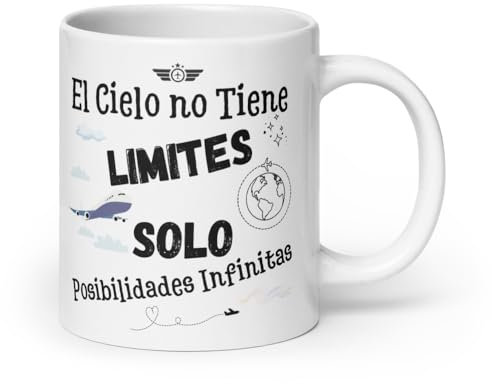 Taza de Café con Frase de Aviación - Taza de Cafe original - Tazas de Cafe - Tazas de Te - Taza de Cerámica para Pilotos - Taza Motivacional para Pilotos y Entusiastas de la Aviación - Taza Regalo