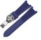 MOHDHAF-Für PP Patek Philippe Silikon-Uhrenarmband 5711 5712g Nautilus Uhrenarmband spezielle Schnittstelle 25 mm x 13 mm Armband (Farbe: Blau-Silber-B, Größe: 25-13 mm)（Blau-Silber-B，25-13mm）