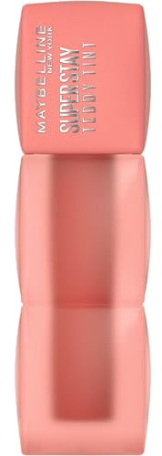 Maybelline New York Super Stay Teddy Tint, Up To 12 Hour Blurred Matte, Plush Comfort, Longwear, Transferproof, Vegan, 8 Buildable Lip Shades