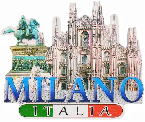 Milano Italien Tourist Souvenir 3D Kühlschrank Magnet Kühlschrank Dekoration Magnete
